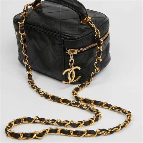 chanel 23k vanity case|Chanel vanity bag vintage.